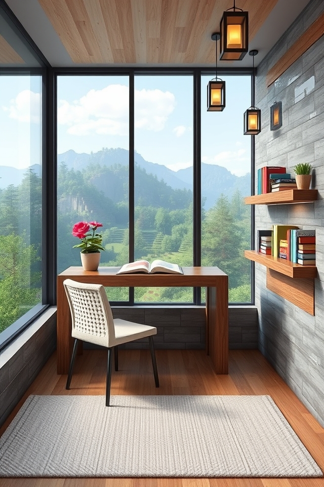 minimalist modern home office