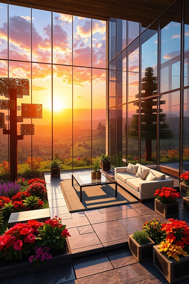 modern glass architectural marvel