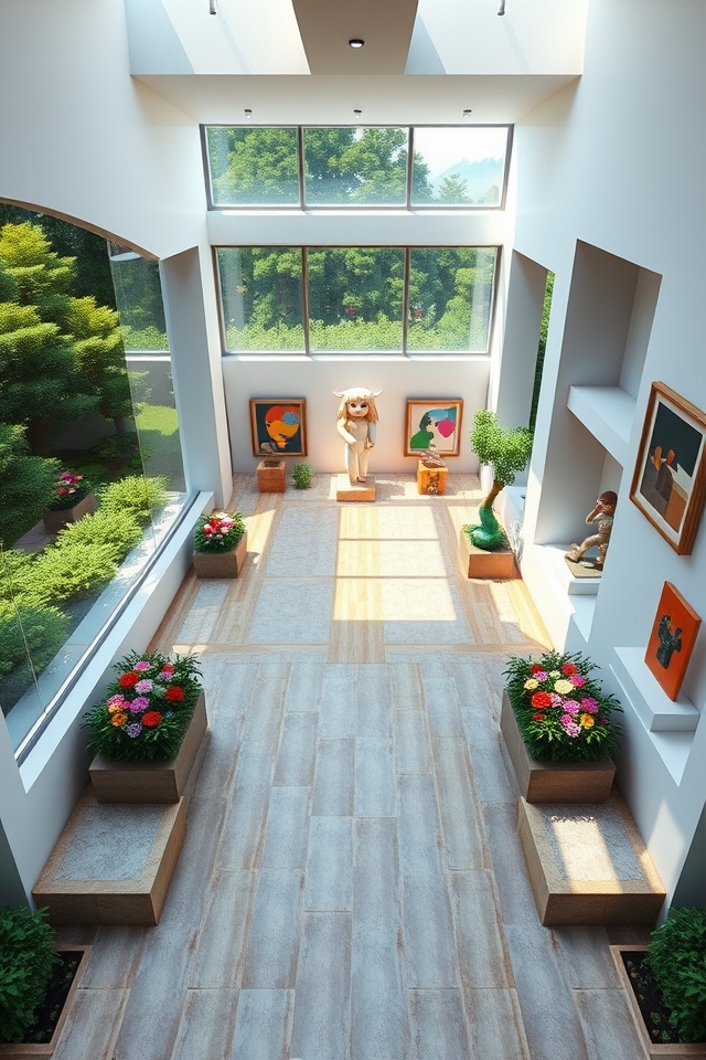 modern minecraft art gallery