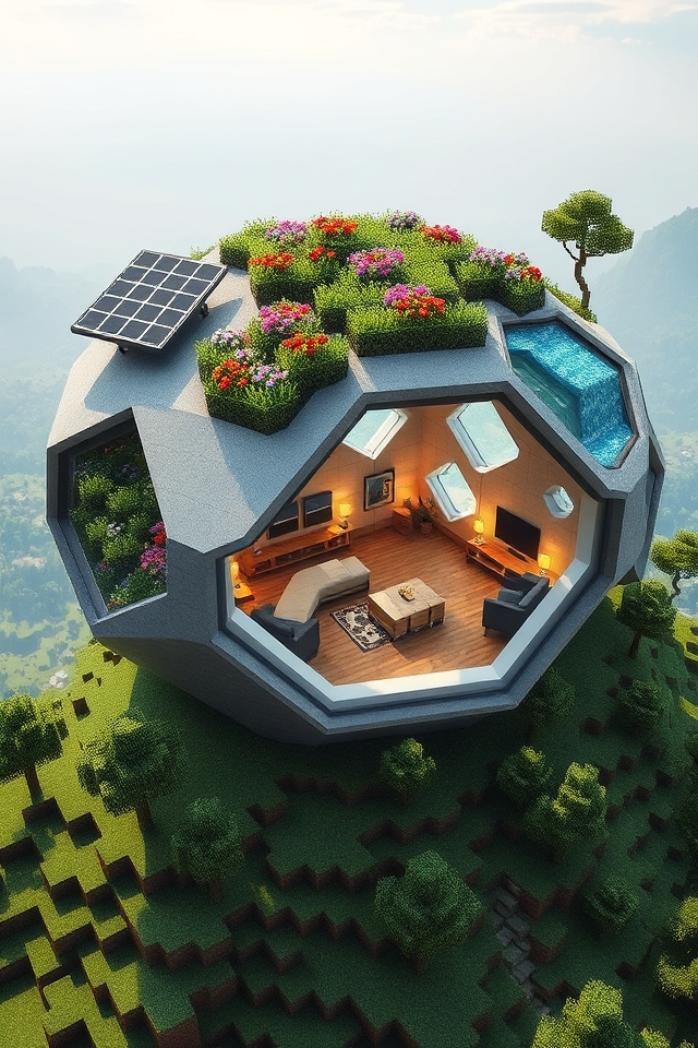 modern organic living space