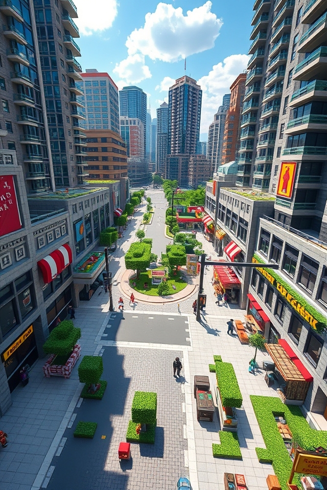 modern structured urban aesthetic