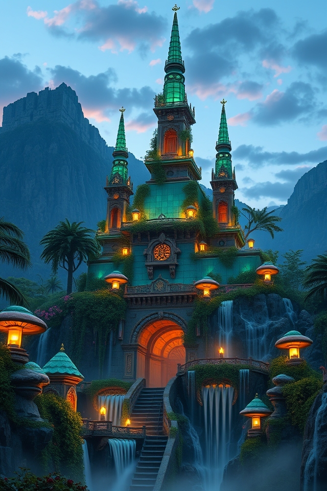mystical oasis with secrets