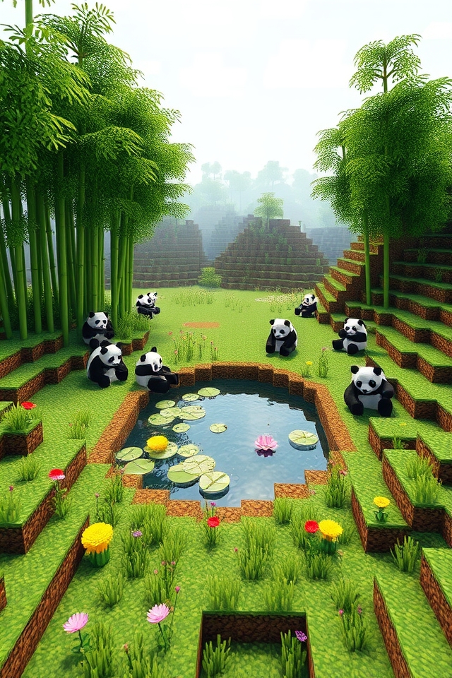 natural bamboo panda habitat