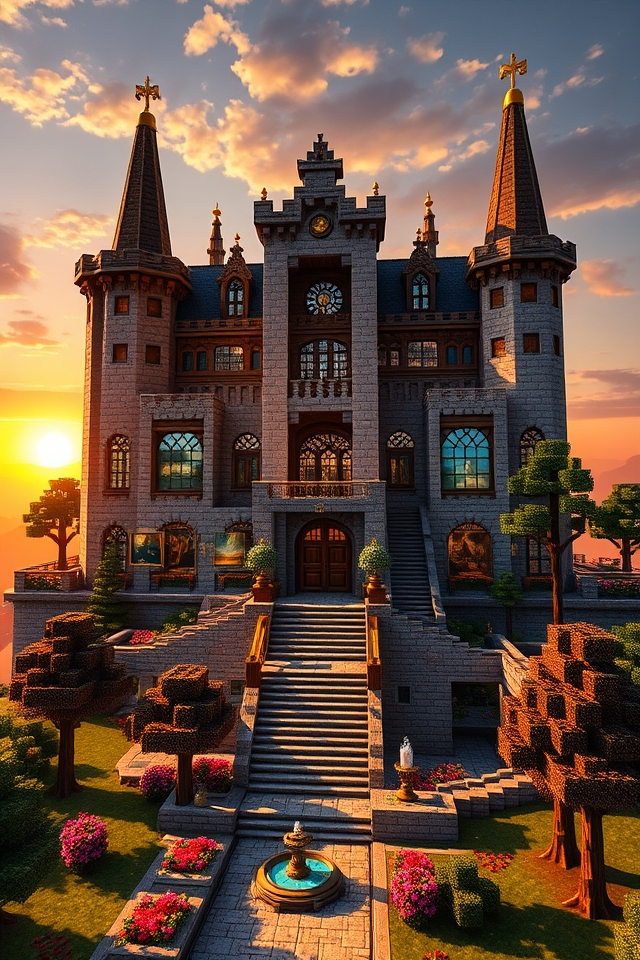 opulent luxury aristocratic residence