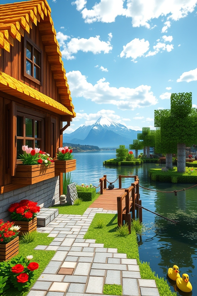 picturesque lakeside cottage retreat
