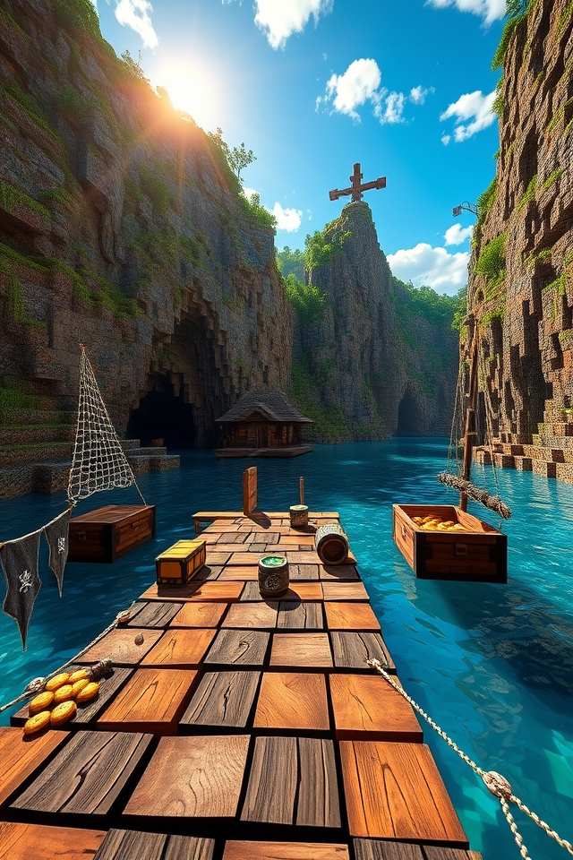 pirate themed fishing adventure
