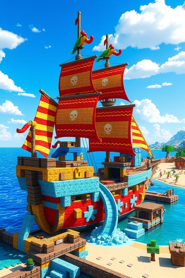playful pirate ship adventure