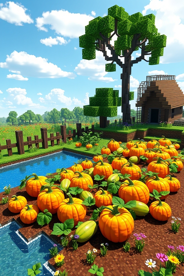 pumpkin and melon gardening