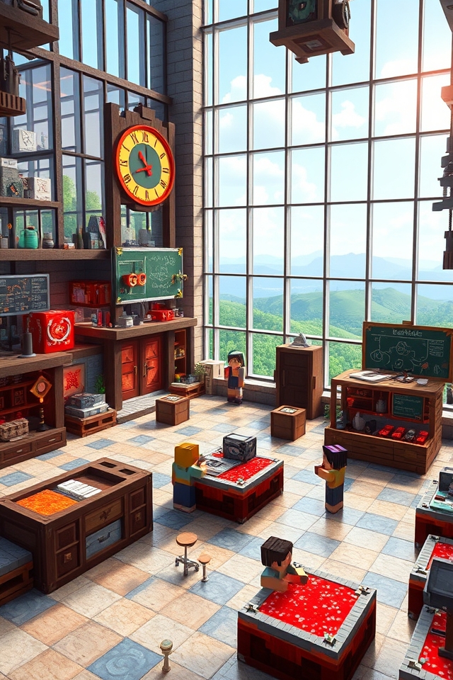 redstone mechanics exploration hub