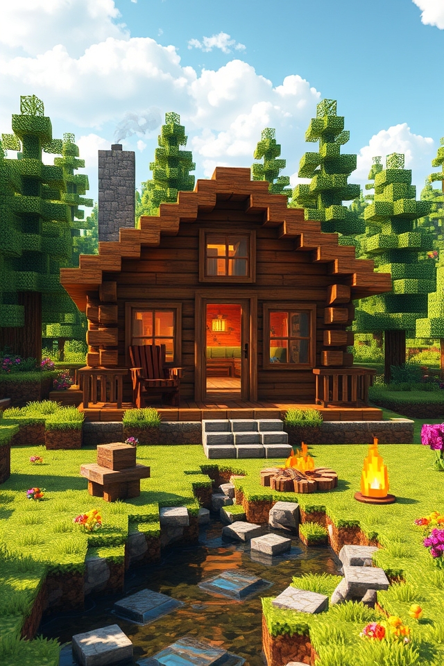 rustic cabin warmth and charm