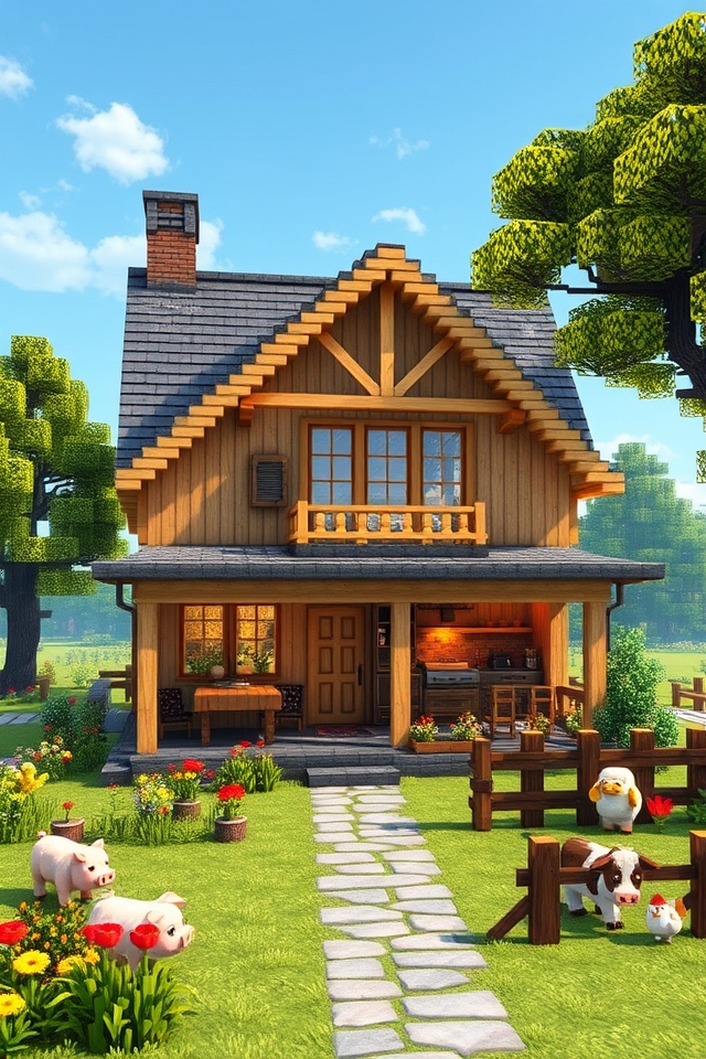 rustic charm spacious interiors