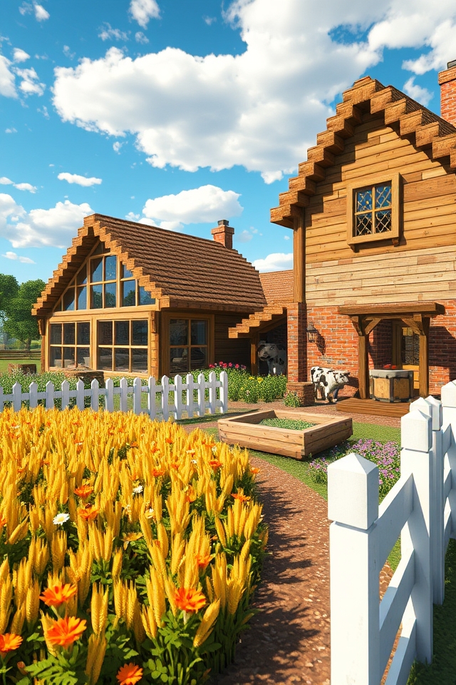 rustic farmhouse minecraft retreat