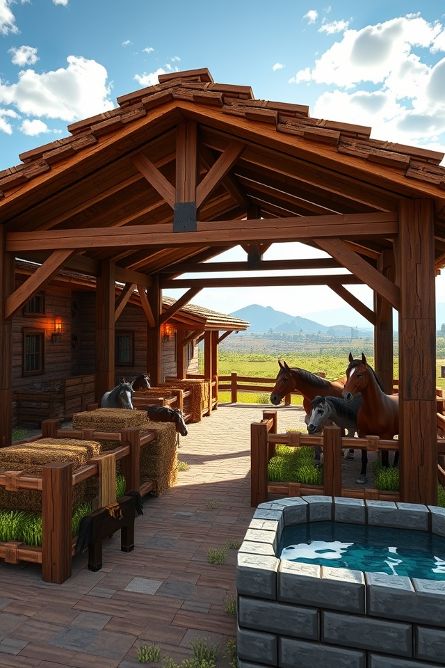 rustic horse stable design