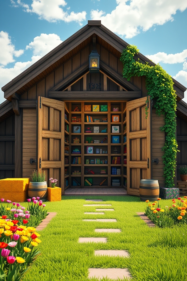 rustic storage barn design