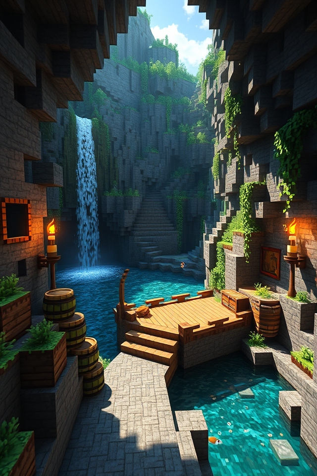 secluded fishing retreat location