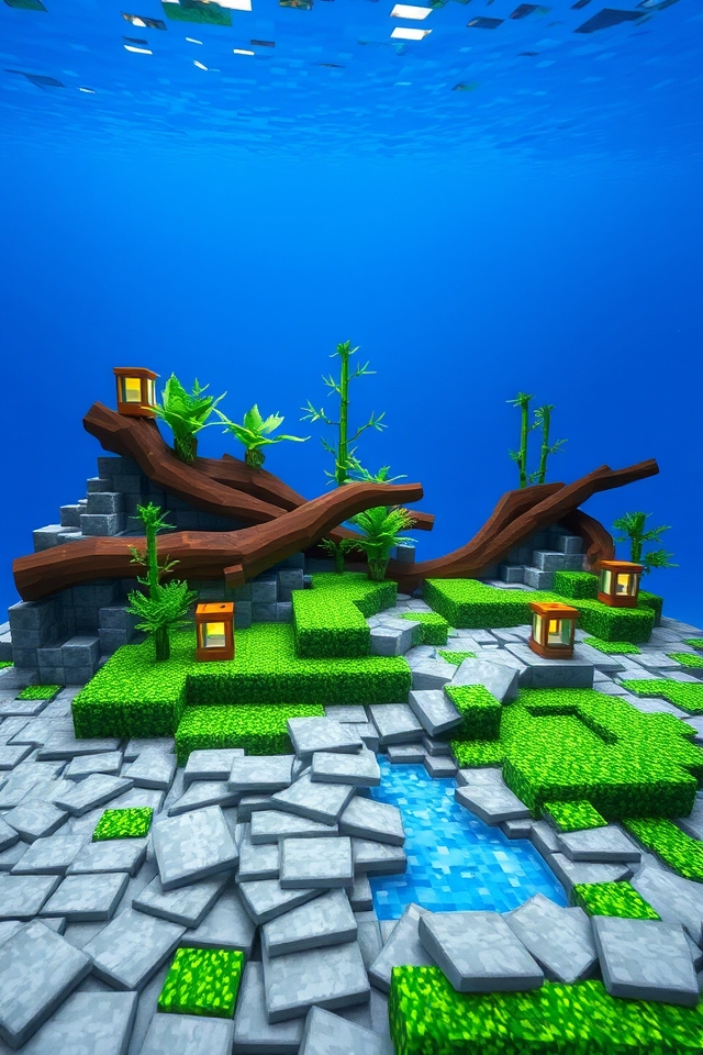 serene aquatic relaxation space