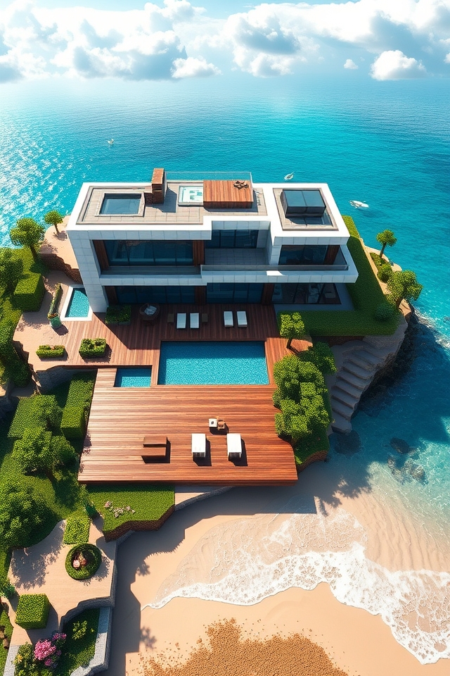 serene coastal architectural elegance