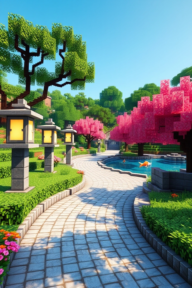 serene japanese garden atmosphere