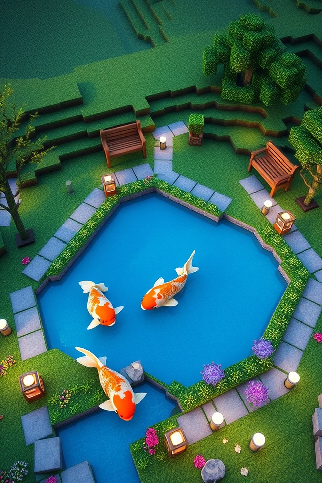 serene minimalist garden retreat