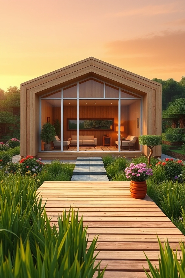 serene minimalist retreat design