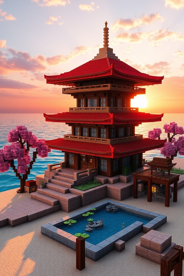 serene seaside architectural gem