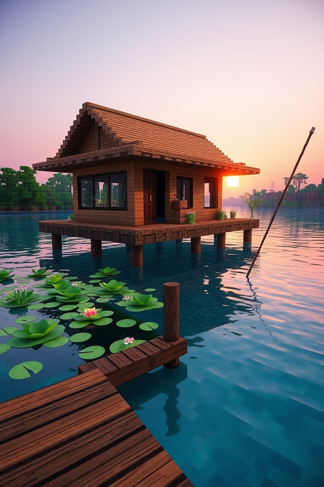 serene stilt house retreat
