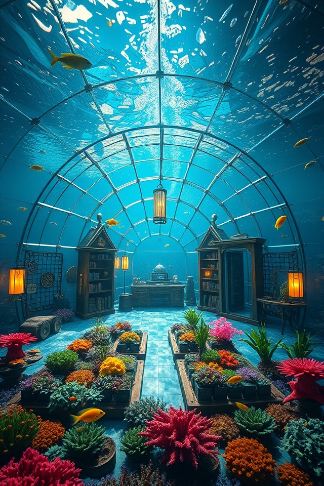 serene underwater living experience