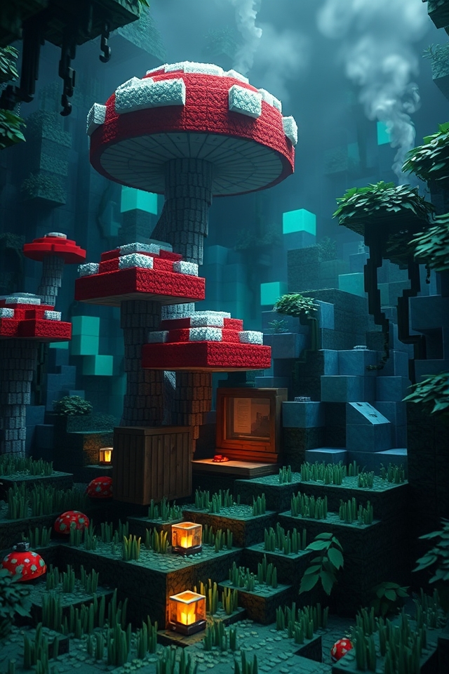 smoky mushroom caterpillar hideout