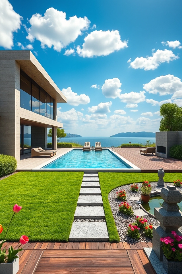 sophisticated minimalist luxury villa