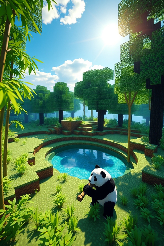 spacious bamboo rich secluded area