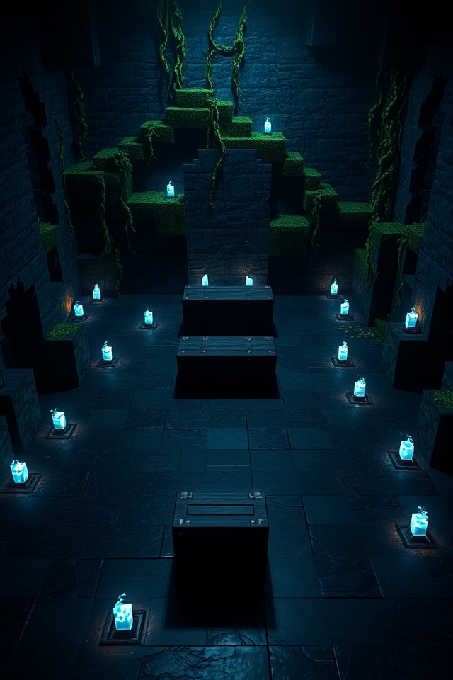 stealthy dark underground hideout