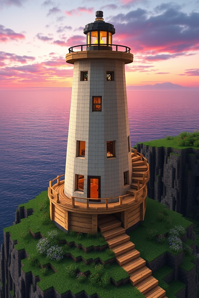 stunning birch lighthouse design