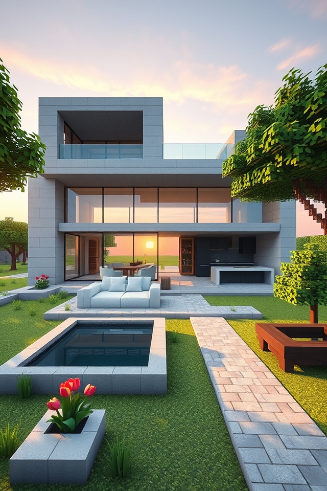 stylish functional serene living
