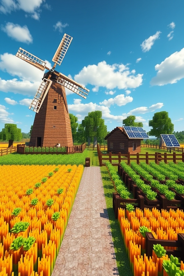 sustainable virtual farming environment