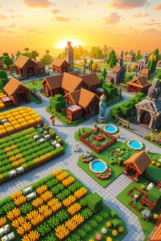 themed districts enhance gameplay