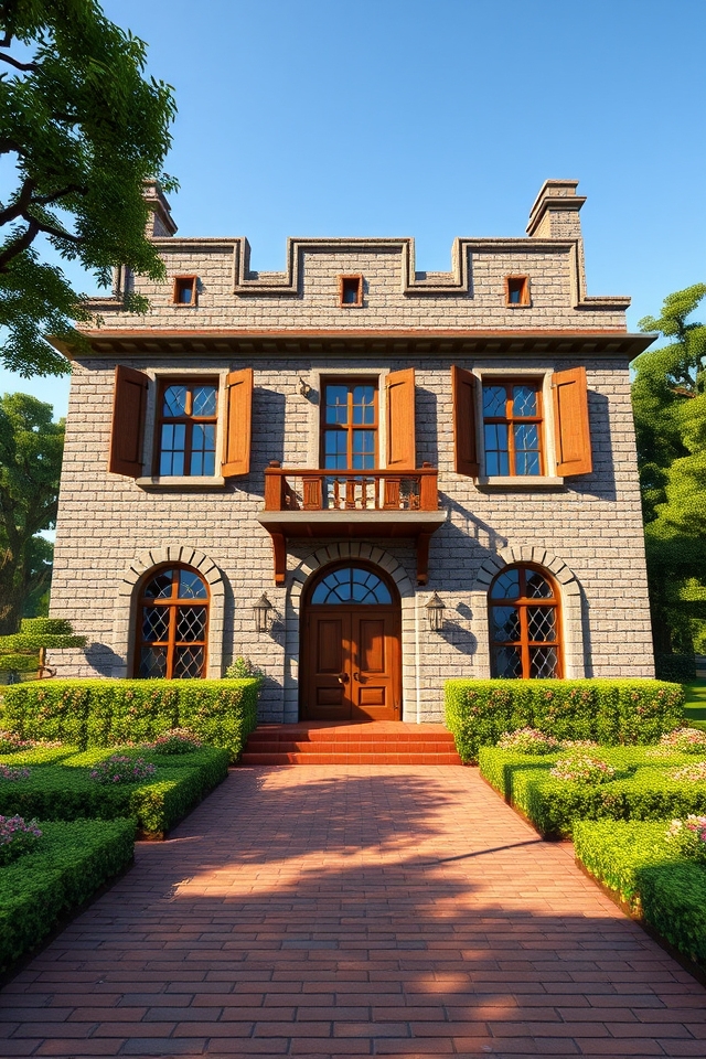 timeless stone brick elegance
