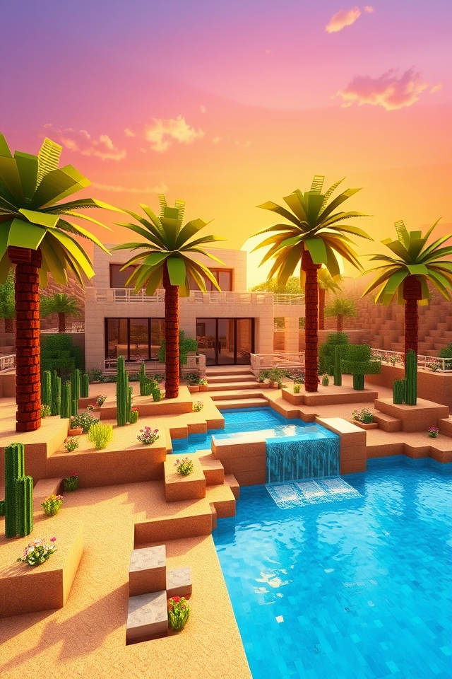 tranquil desert retreat home