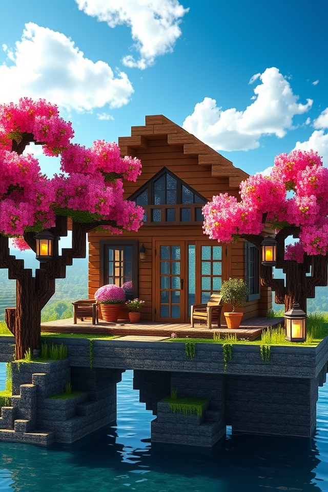 tranquil floating island retreat