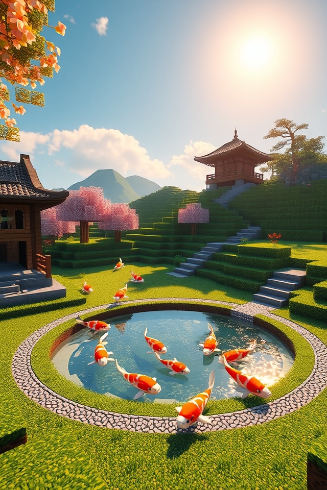 tranquil minecraft zen oasis