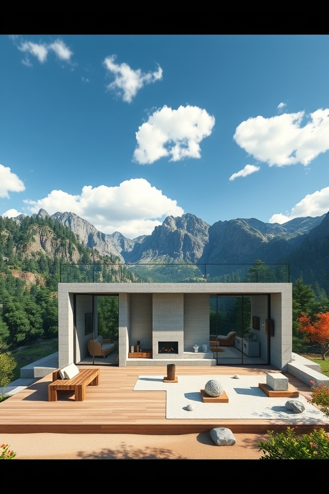 tranquil modern minimalist design