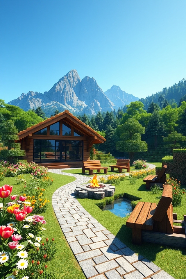 tranquil mountain cabin retreat