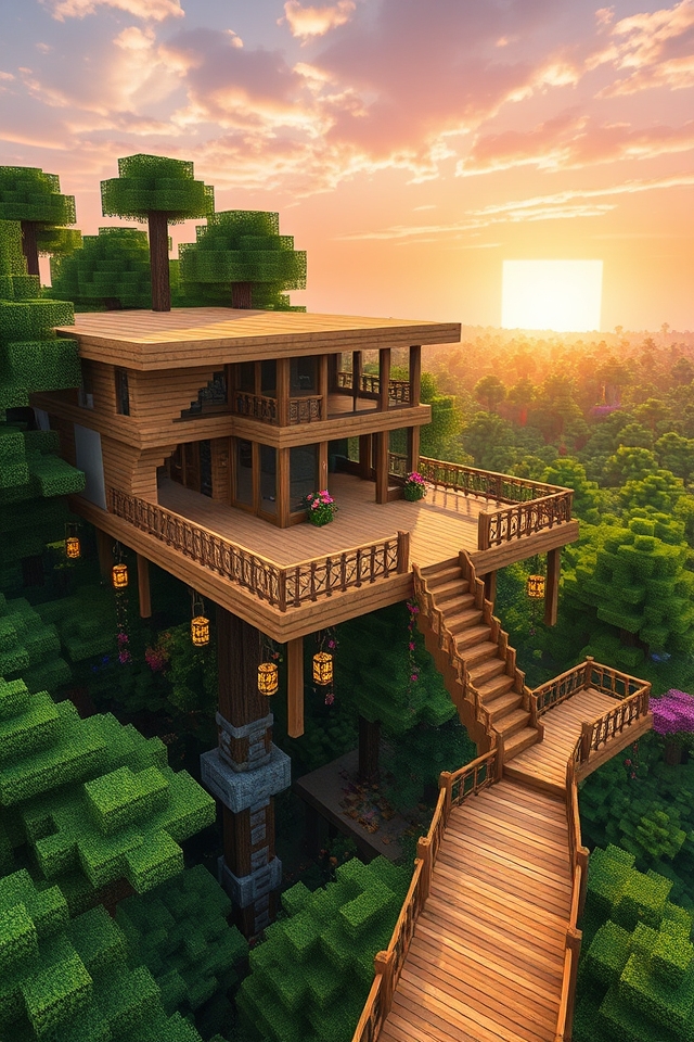 tree top living adventure house