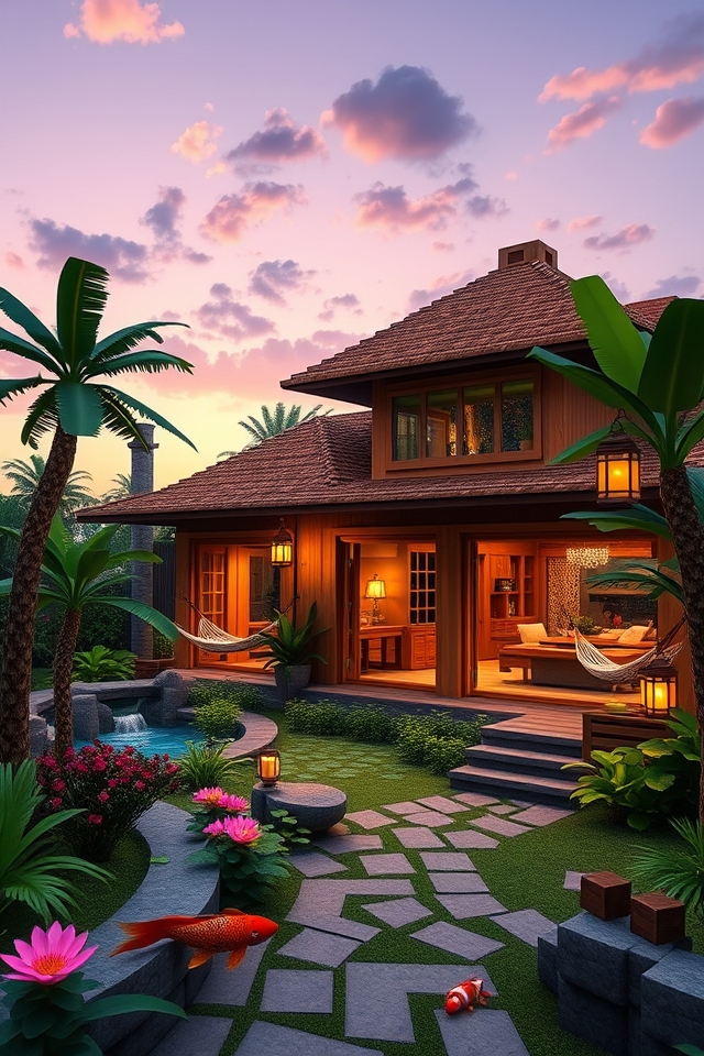 tropical charm and serenity
