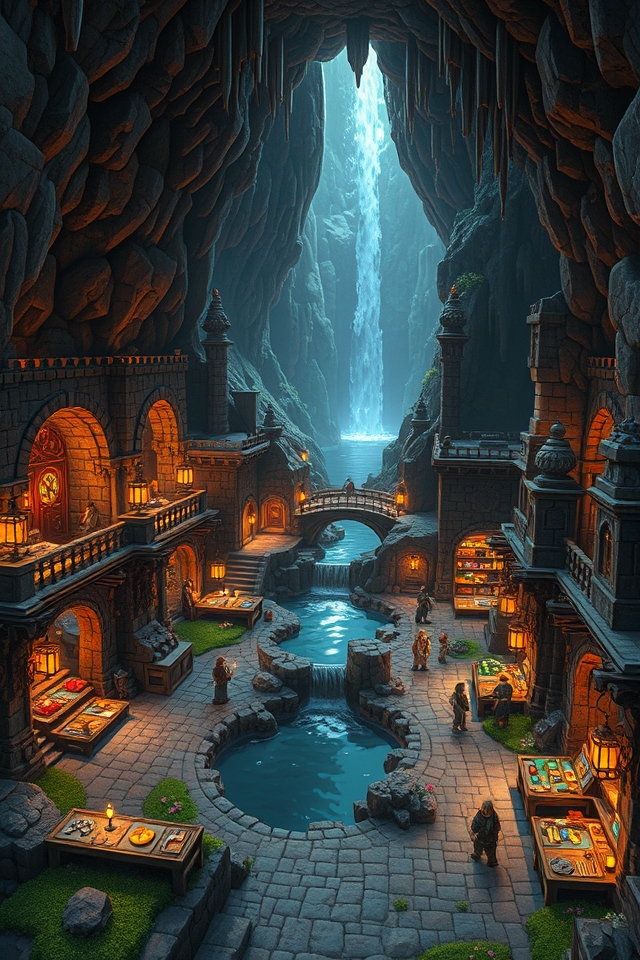 underground dwarven settlement adventures