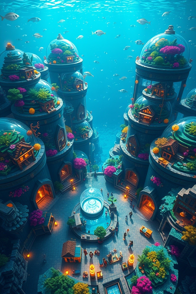 underwater city construction ideas