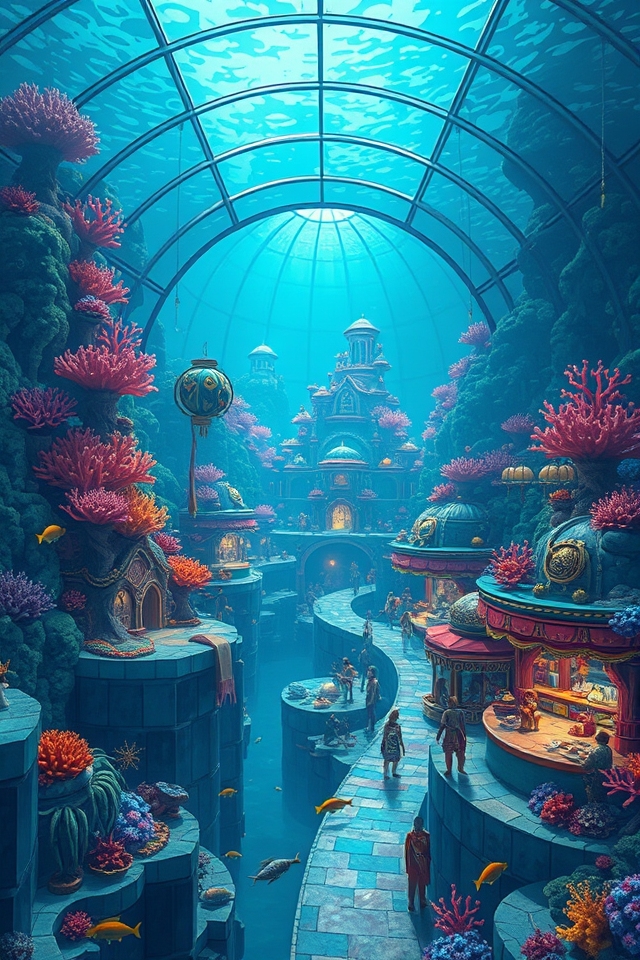 underwater city enchanting adventure