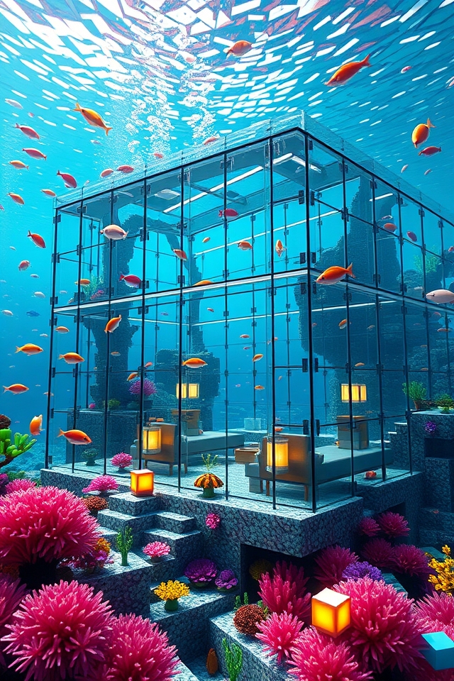 underwater glass house escape