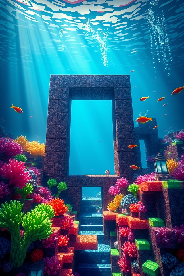 underwater nether portal design