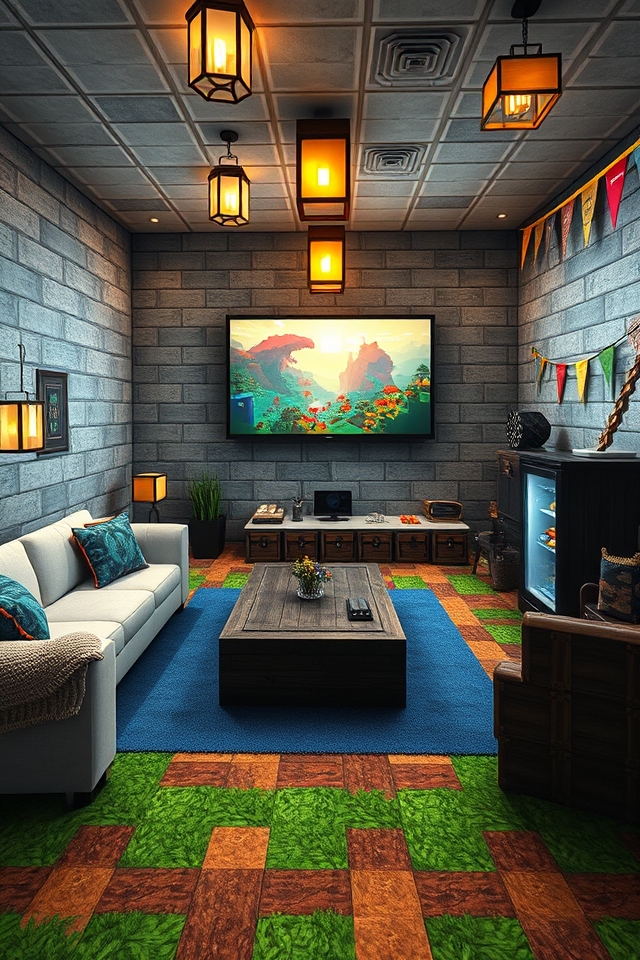 versatile minecraft game rooms
