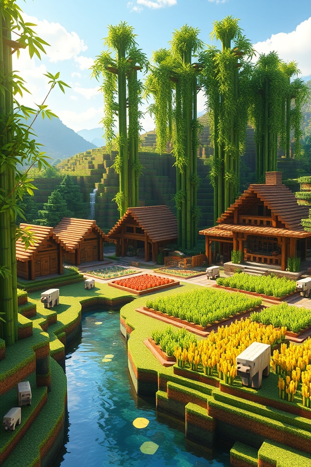 vibrant eco friendly bamboo community